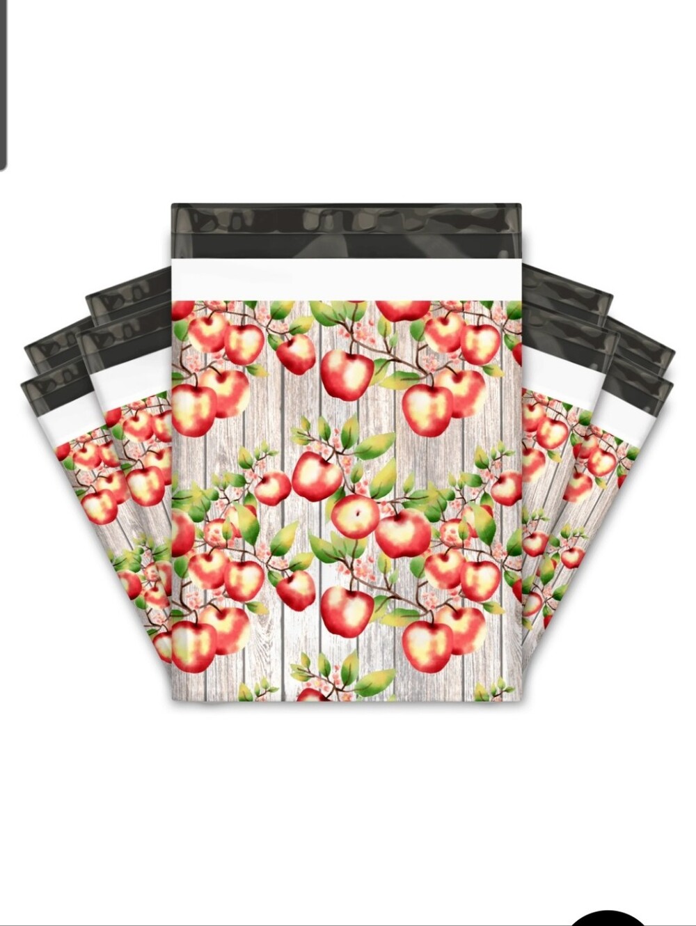 25ct, 10x13 "APPLE" POLY MAILERS 🍎